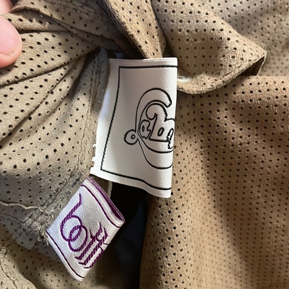 Rare la matta perforated shirt snake skin inseam - Picture 10 of 12